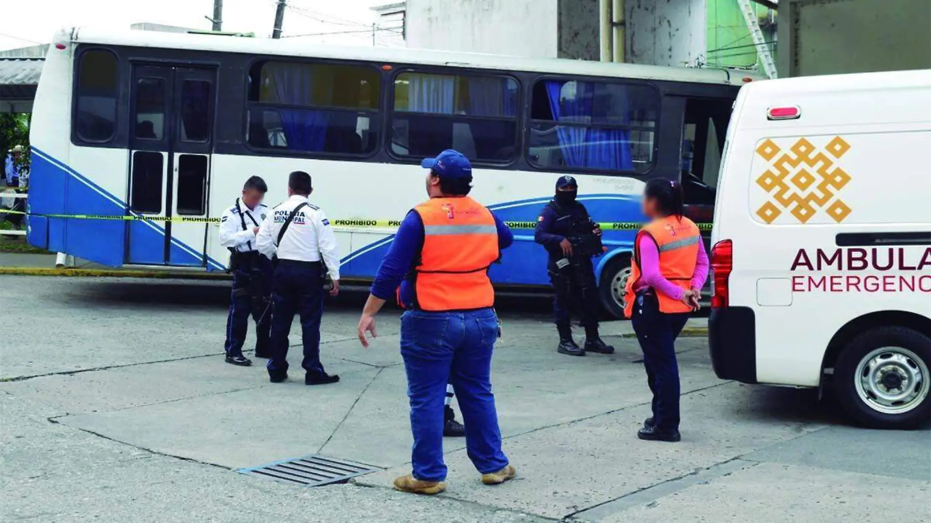 Chofer de autobus asesinado